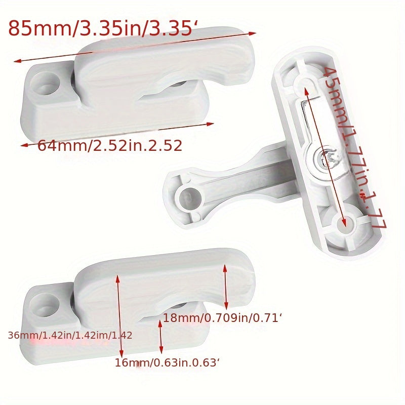 1/2/3 T-Shaped Safety Locks for Doors And Windows
