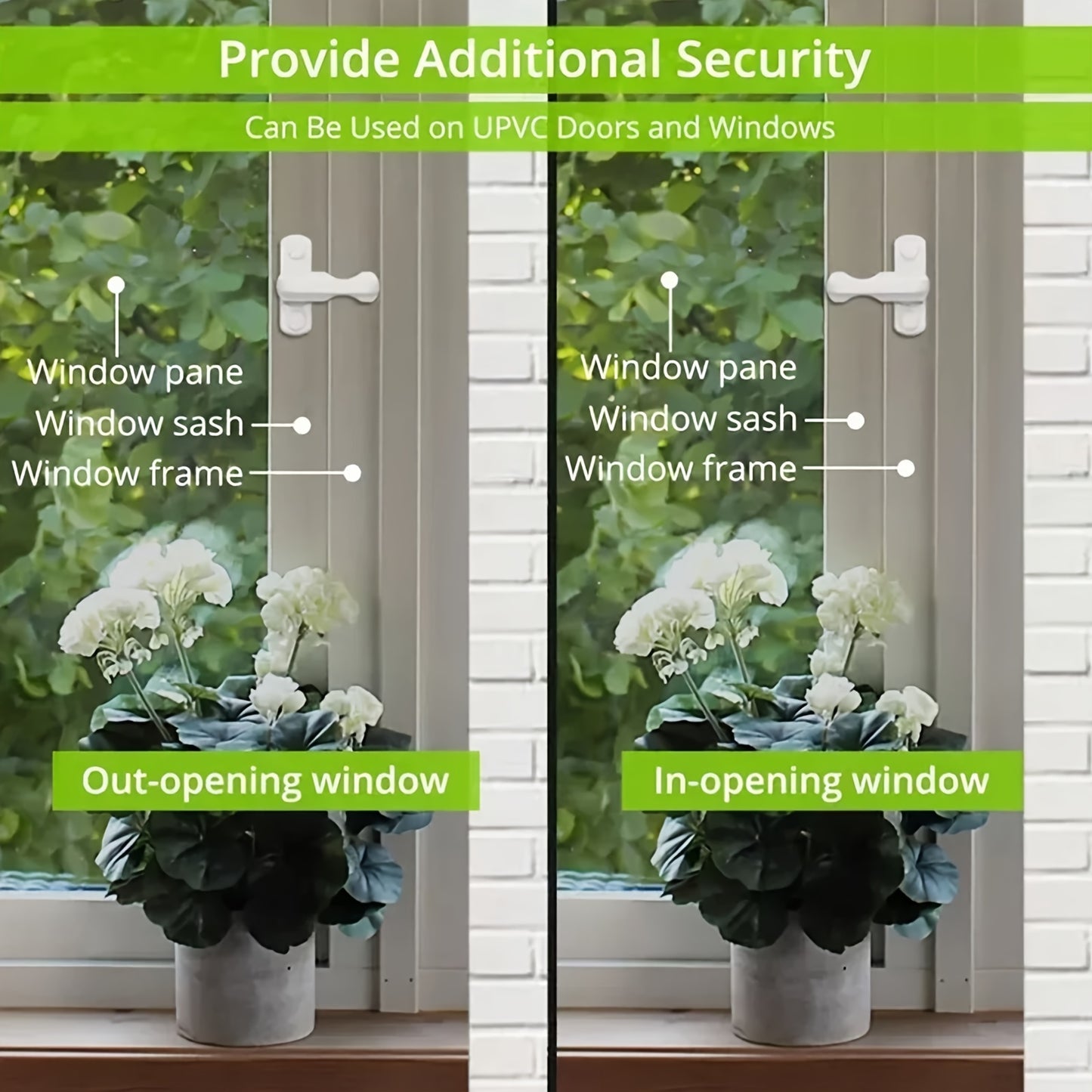 1/2/3 T-Shaped Safety Locks for Doors And Windows