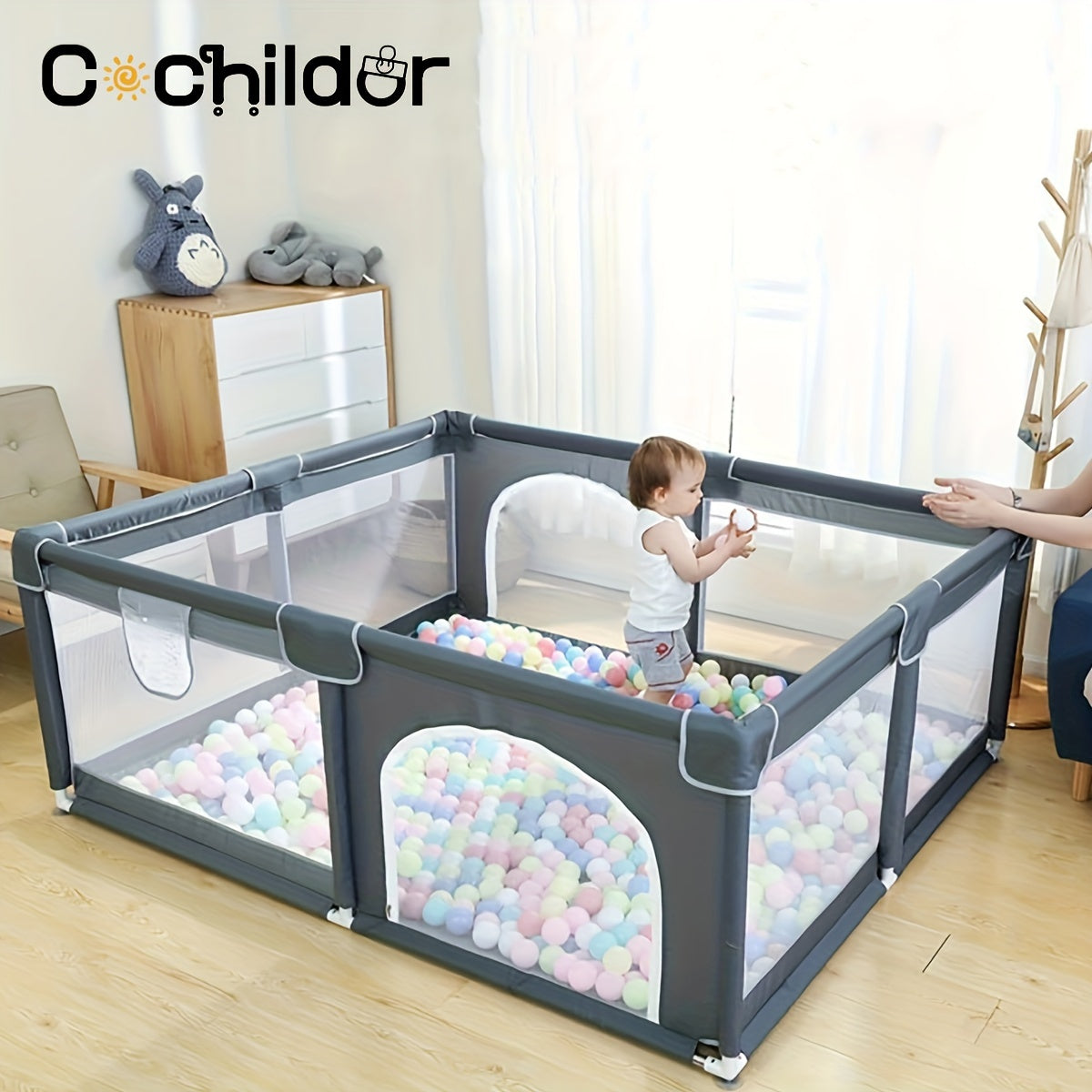 1pc Fence Guard Rail, Game Small Tent, Integrated Crawling, Learning To Walk Fence, Indoor Household Climbing Mat Halloween, Christmas Gift