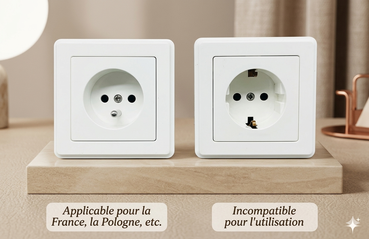 Cache Prise Électrique Anti-Électrocution bébé