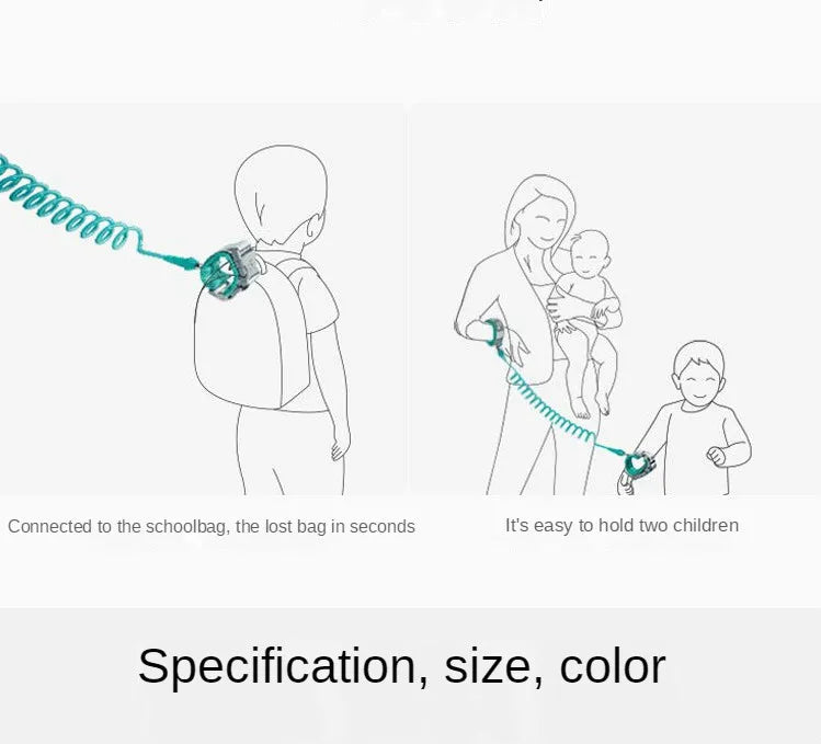 Baby Harness Anti Lost Wrist Link Kids Outdoor Walking Hand Belt Band Child Wristband Toddler Leash Safety Harness Strap Rope