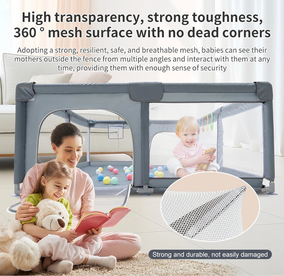 Baby Playpen Children Furniture New Arrival For Children Large Dry Pool Baby Playground For 0-6 Years Old Ball Pit Safety Fence