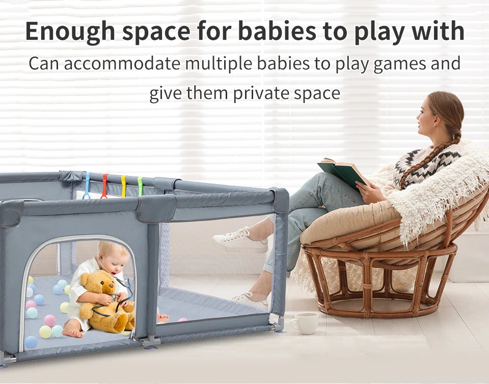 Baby Playpen Children Furniture New Arrival For Children Large Dry Pool Baby Playground For 0-6 Years Old Ball Pit Safety Fence