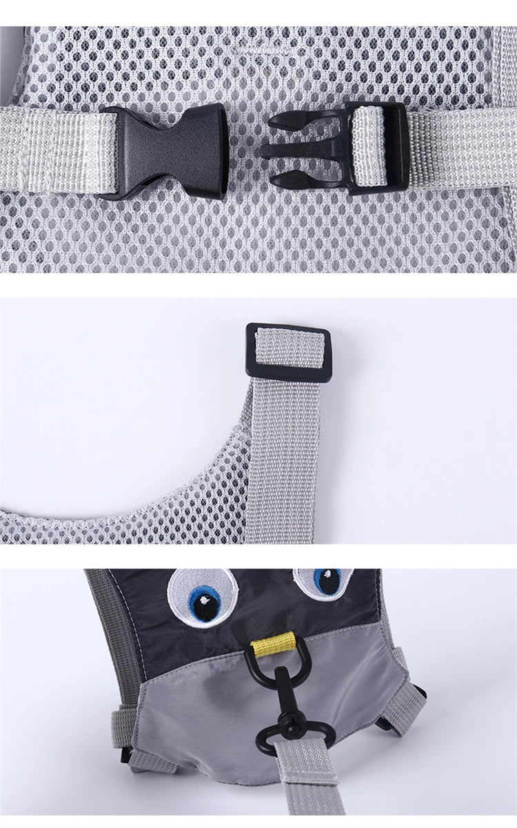 Baby Safety Harness Leash Kids Toddler Anti Lost Backpack Belt Outdoor Children's Safety Walk Belt For 1-3 Yrs Anti-lost