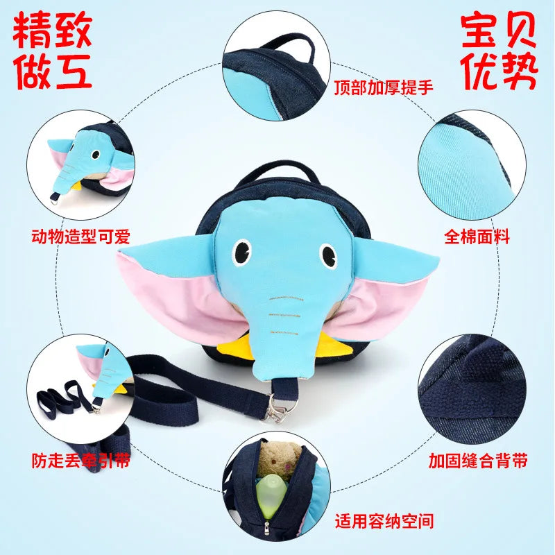 Hot Sale New 1-3 Years Old Baby Keeper Toddler Walking Safety Harnesses Bear Backpack Strap Bag
