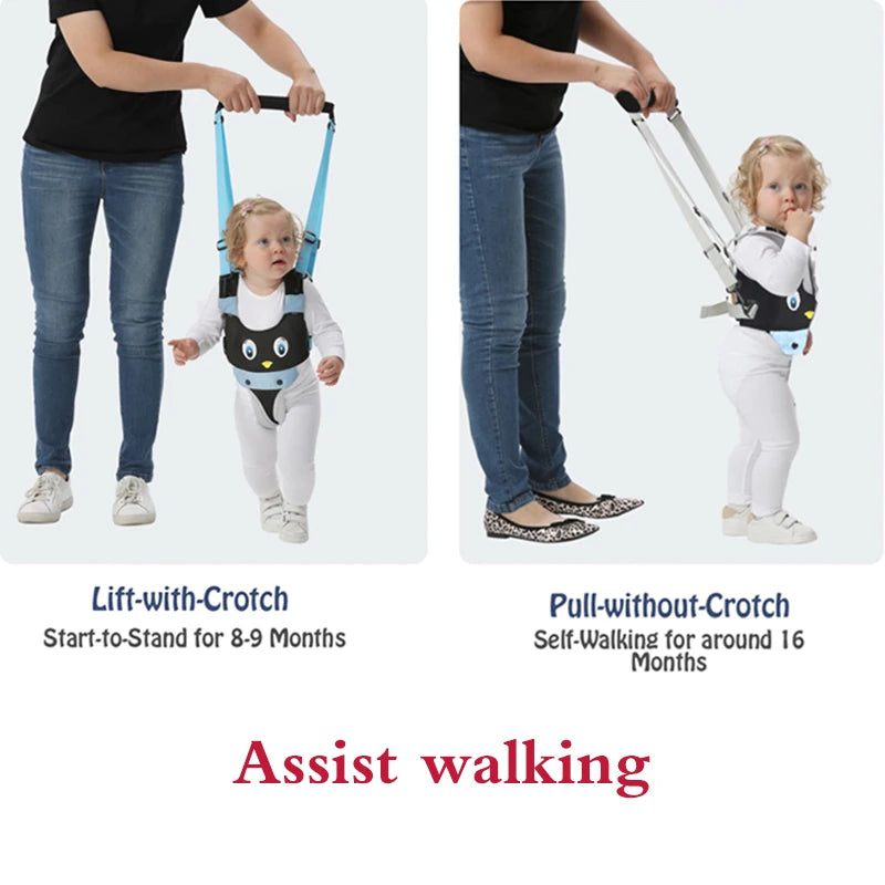 Baby Learning Walking Belt Baby Walker Toddler Rope Boy Girl Seat Walk Anti-fall Belt Baby Dual-use Child Traction Rope Artifact