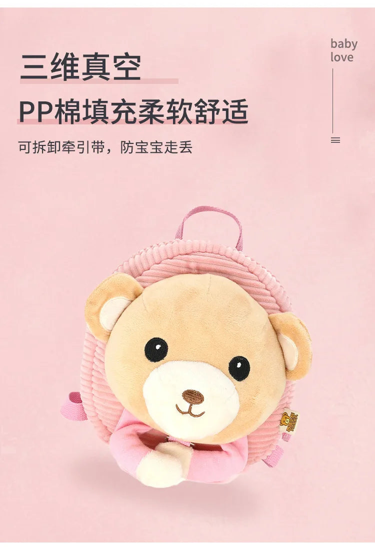 Hot Sale New 1-3 Years Old Baby Keeper Toddler Walking Safety Harnesses Bear Backpack Strap Bag