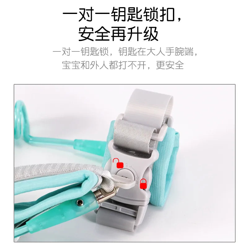 Baby Harness Anti Lost Wrist Link Kids Outdoor Walking Hand Belt Band Child Wristband Toddler Leash Safety Harness Strap Rope