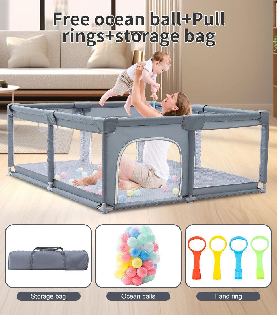 Baby Playpen Children Furniture New Arrival For Children Large Dry Pool Baby Playground For 0-6 Years Old Ball Pit Safety Fence