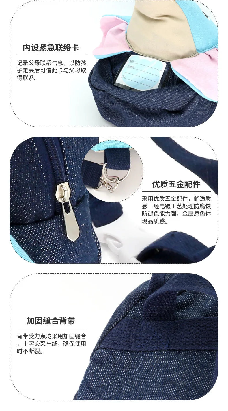 Hot Sale New 1-3 Years Old Baby Keeper Toddler Walking Safety Harnesses Bear Backpack Strap Bag