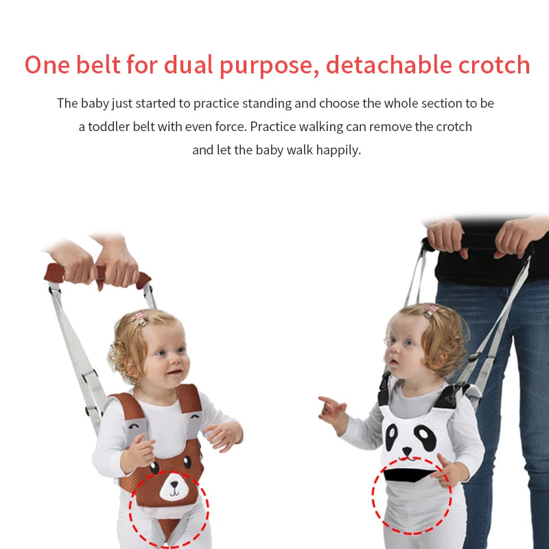 Baby Learning Walking Belt Baby Walker Toddler Rope Boy Girl Seat Walk Anti-fall Belt Baby Dual-use Child Traction Rope Artifact