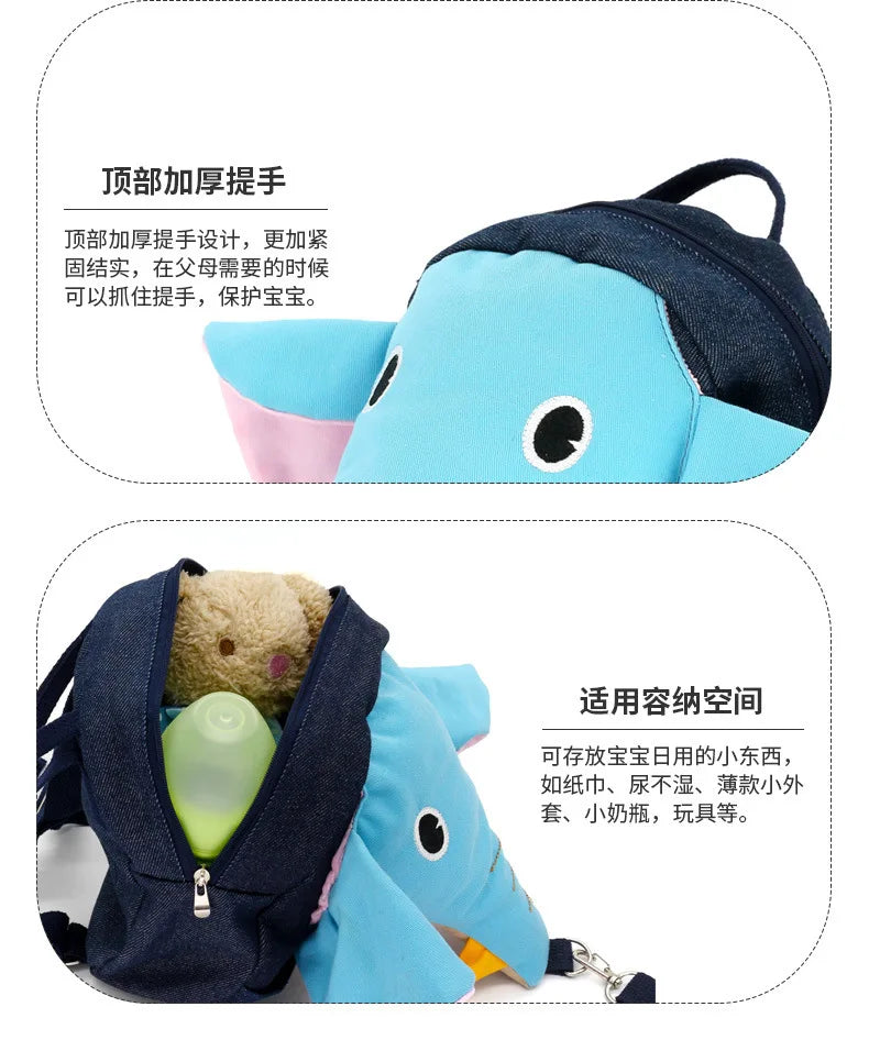 Hot Sale New 1-3 Years Old Baby Keeper Toddler Walking Safety Harnesses Bear Backpack Strap Bag