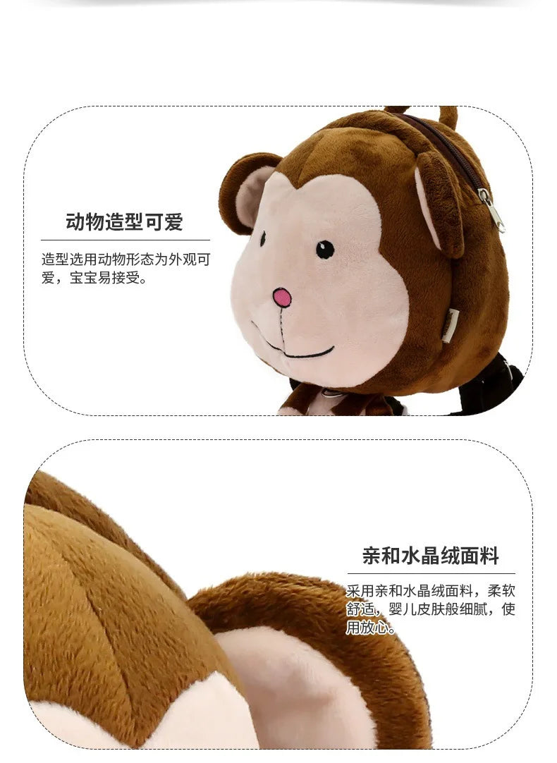 Hot Sale New 1-3 Years Old Baby Keeper Toddler Walking Safety Harnesses Bear Backpack Strap Bag