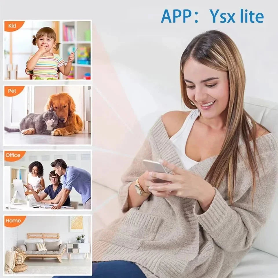 1080P HD Mini WiFi Camera Indoor Safety Security Surveillance Baby Monitor Night Vision Camcorder IP Cam Audio Video Recorder