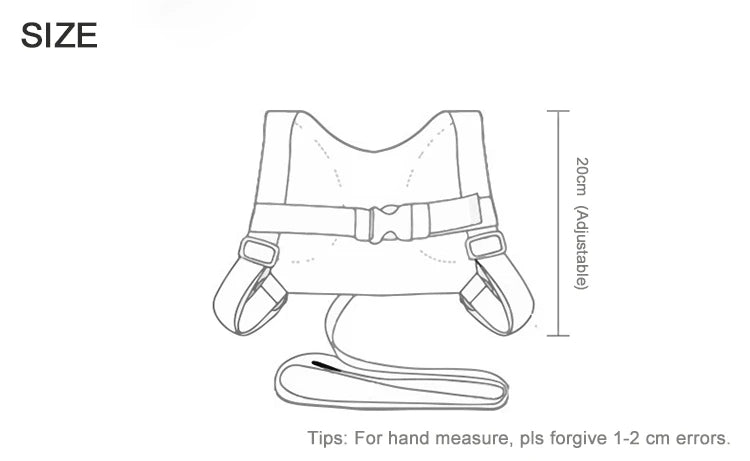 Baby Safety Harness Leash Kids Toddler Anti Lost Backpack Belt Outdoor Children's Safety Walk Belt For 1-3 Yrs Anti-lost