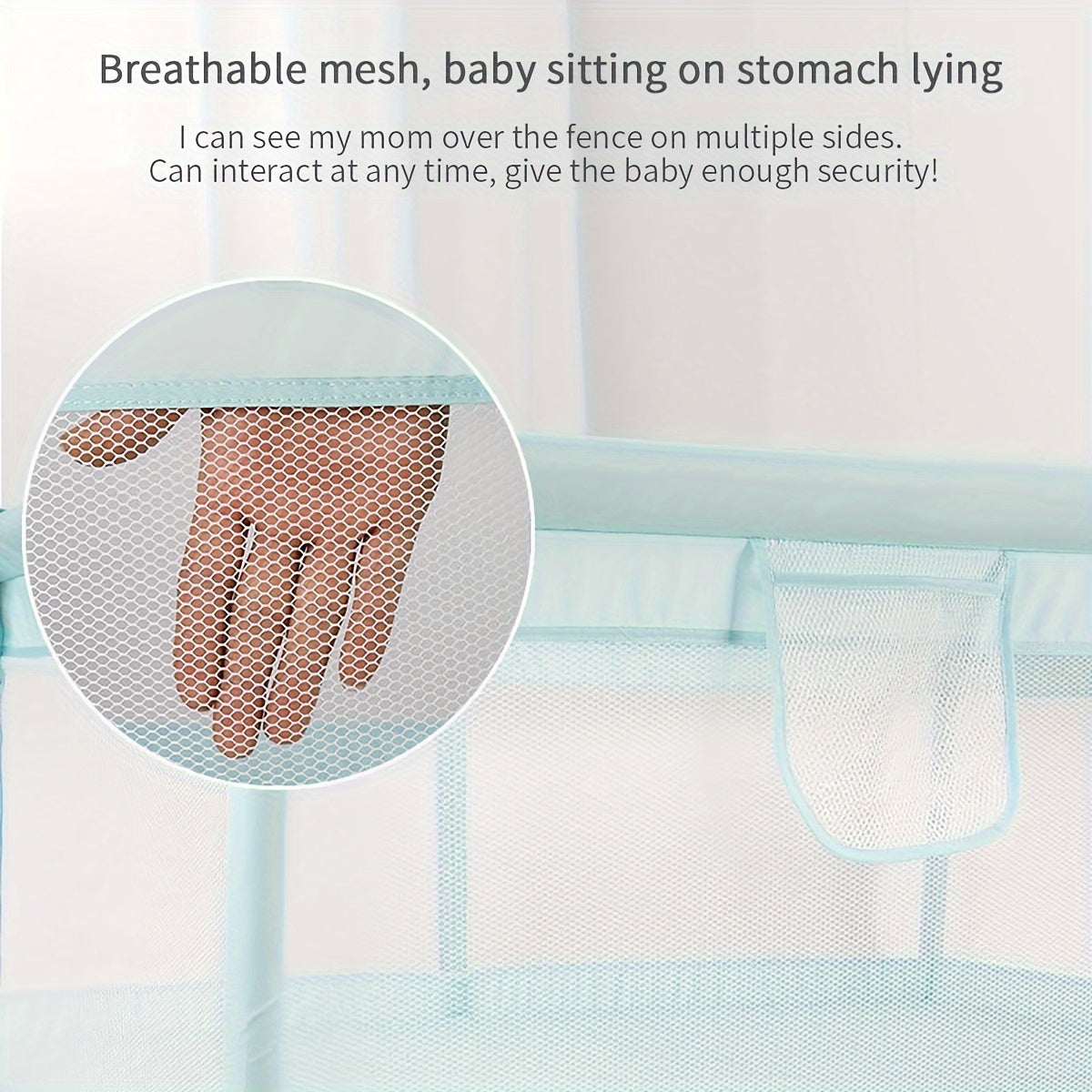 1pc Fence Guard Rail, Game Small Tent, Integrated Crawling, Learning To Walk Fence, Indoor Household Climbing Mat Halloween, Christmas Gift