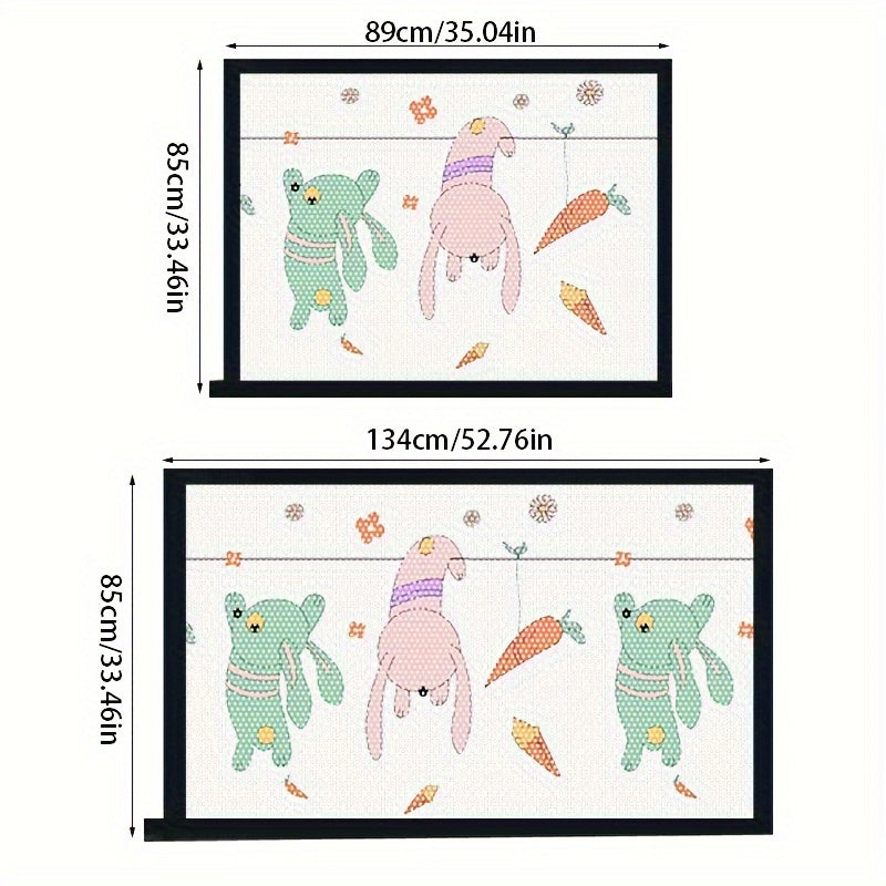 1pc Punch-free Pet Isolation Guard Door Fence, Pet Fence Door Stair Protection Net Portable Folding Dog Safety Net