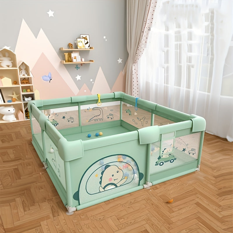 Indoor And Outdoor Baby Game Fence, Large Baby Game Fence, Sturdy Breathable Baby Safety Protective Bar With Anti -slip Base Children's Activity Center Children's Toys easter gift
