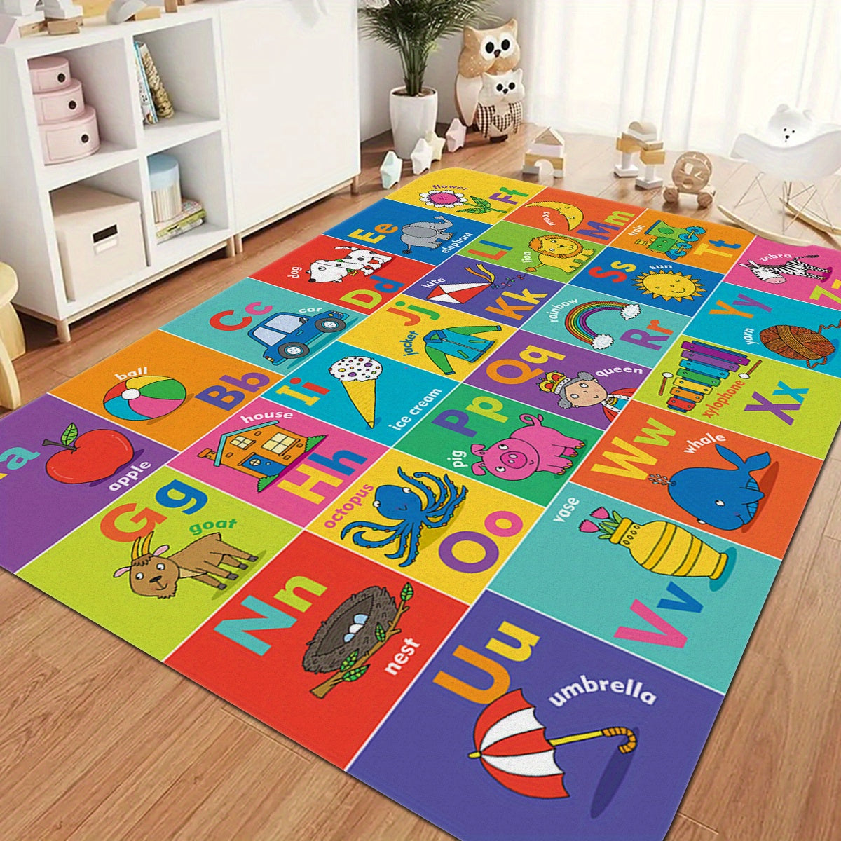 1pc Game Area Rug, Large Size Game Rug, 1.2cm Thick Sponge Rug, Non-slip Floor Mat For Living Room Bedroom, Gamer Family Decoration, Gift