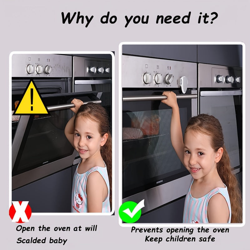 Oven Lock For Baby, Baby Door Lock, Child Baking Chamber Baby Safety Lock, Baby Kitchen Safety Essentials