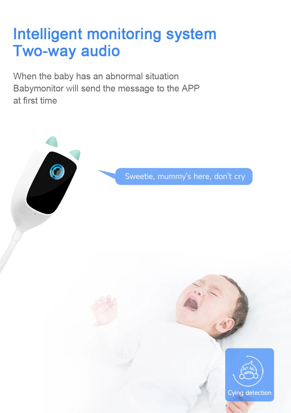 Cry Detection Video baby monitor