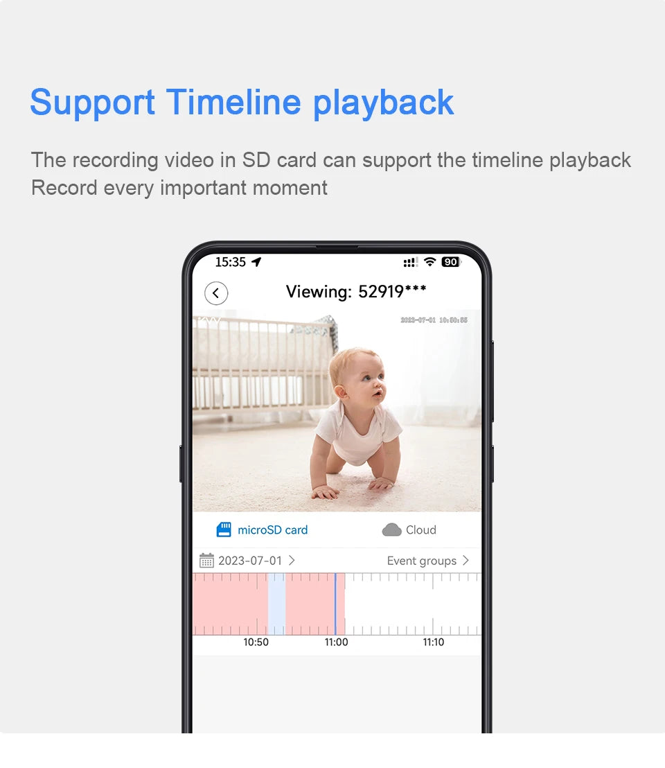 Cry Detection Video baby monitor