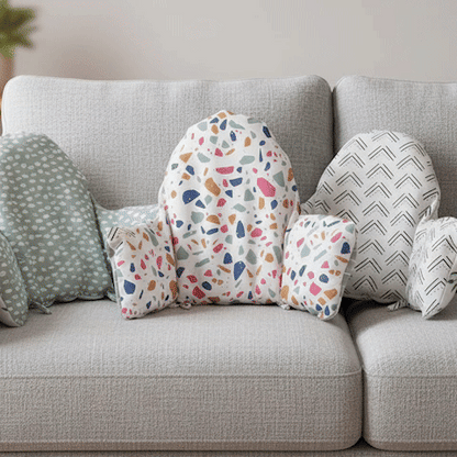 Coussin chaise haute- BRUNE | Confortable et Lavable