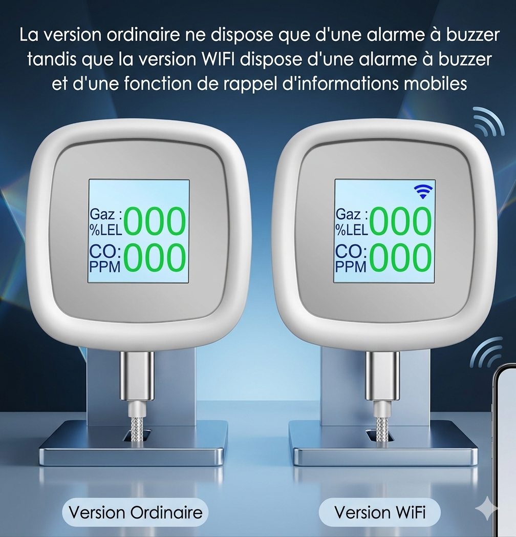 Détecteur de gaz intelligent pour bébé