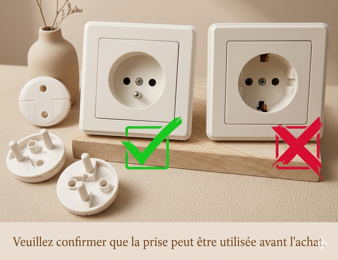 Cache Prise Électrique Anti-Électrocution bébé