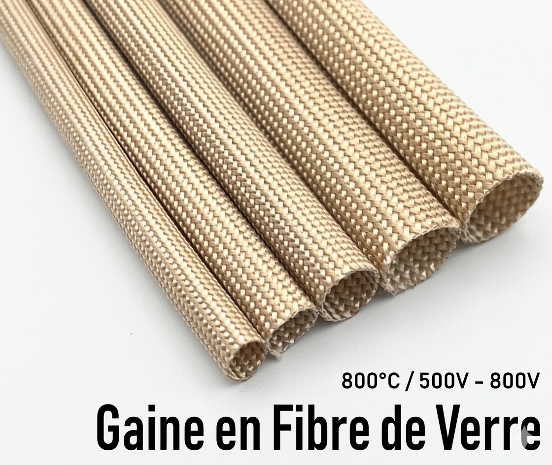 Gaine de protection câbles haute température