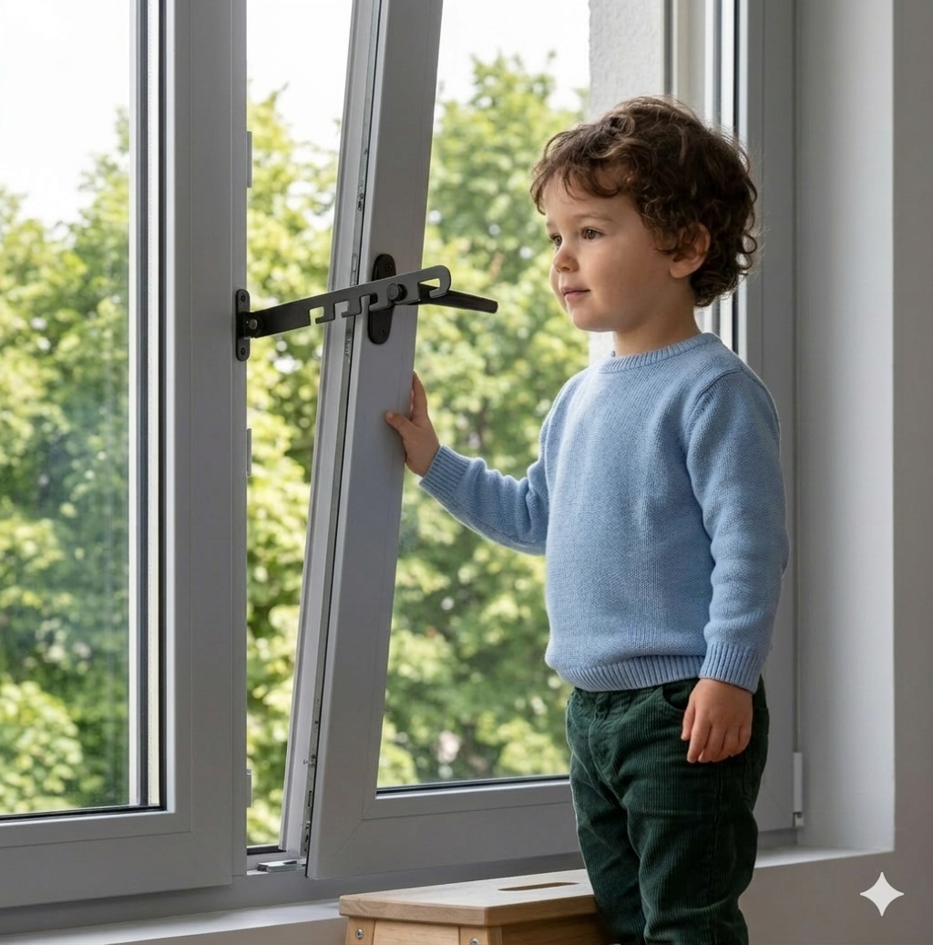 Entrebailleur pour fenetre - bloque fenetre | Sécurité Enfants