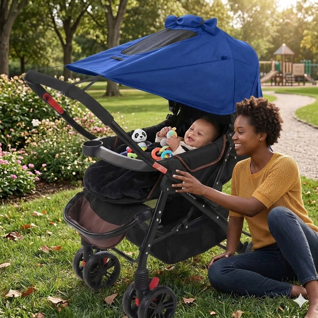 Parasol pour poussette- ENORA| Protection UV