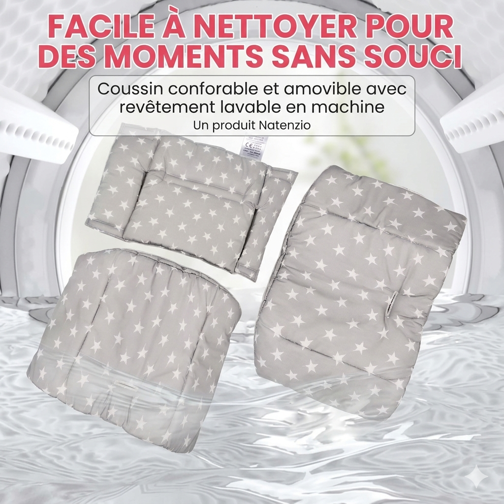 Chaise haute coussin- EKAT | Ultra-Confortable