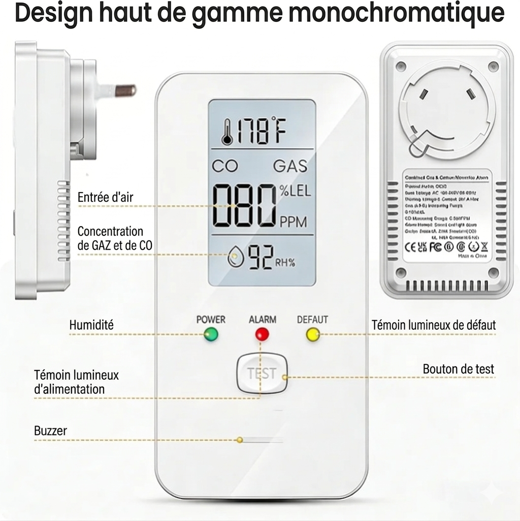 Alarme intelligente sécurité maison