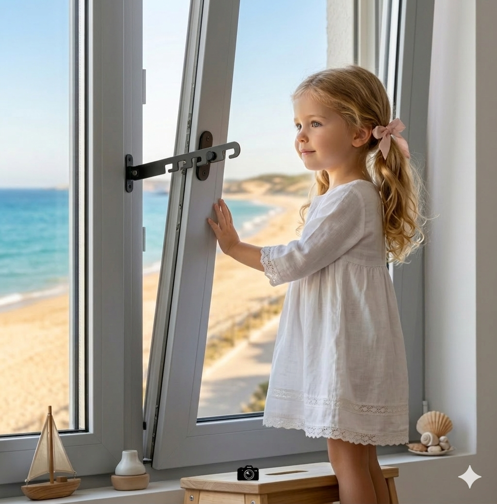 Entrebailleur pour fenetre - bloque fenetre | Sécurité Enfants