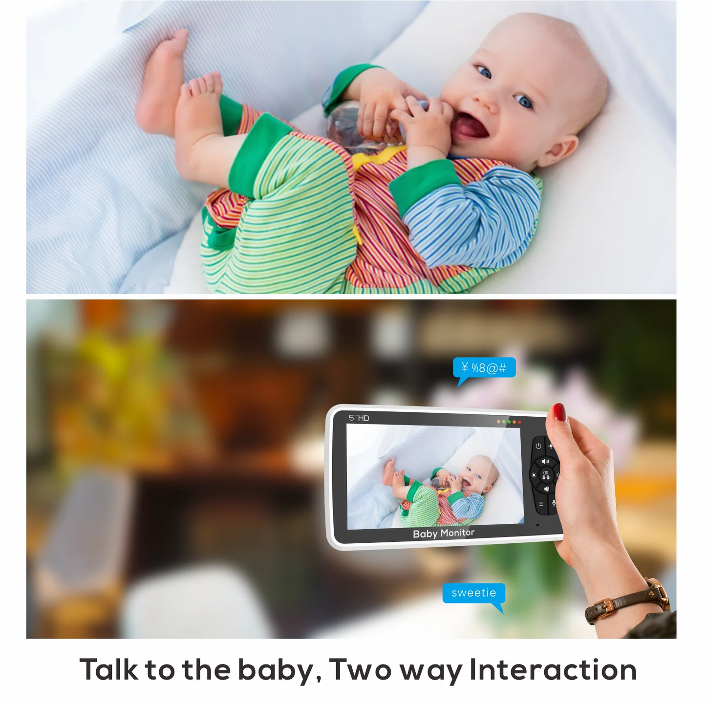 LCD Display Video Baby Monitor
