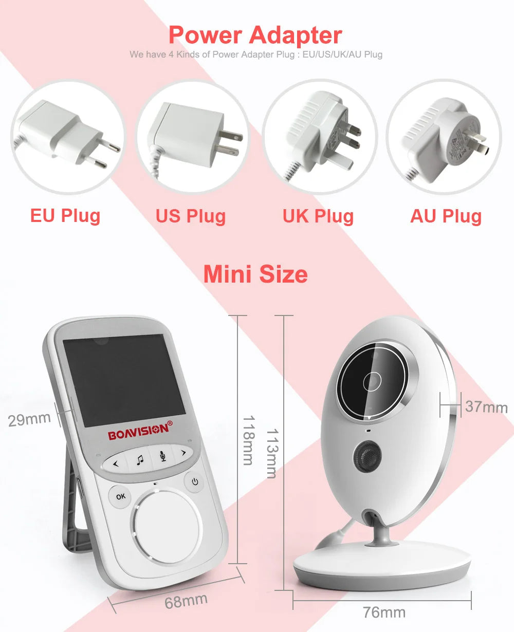 Wireless LCD Audio Video Baby Monitor