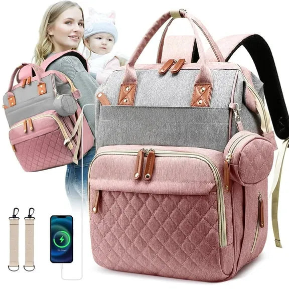 Fashionable Folding Mommy Bag and Baby Bag