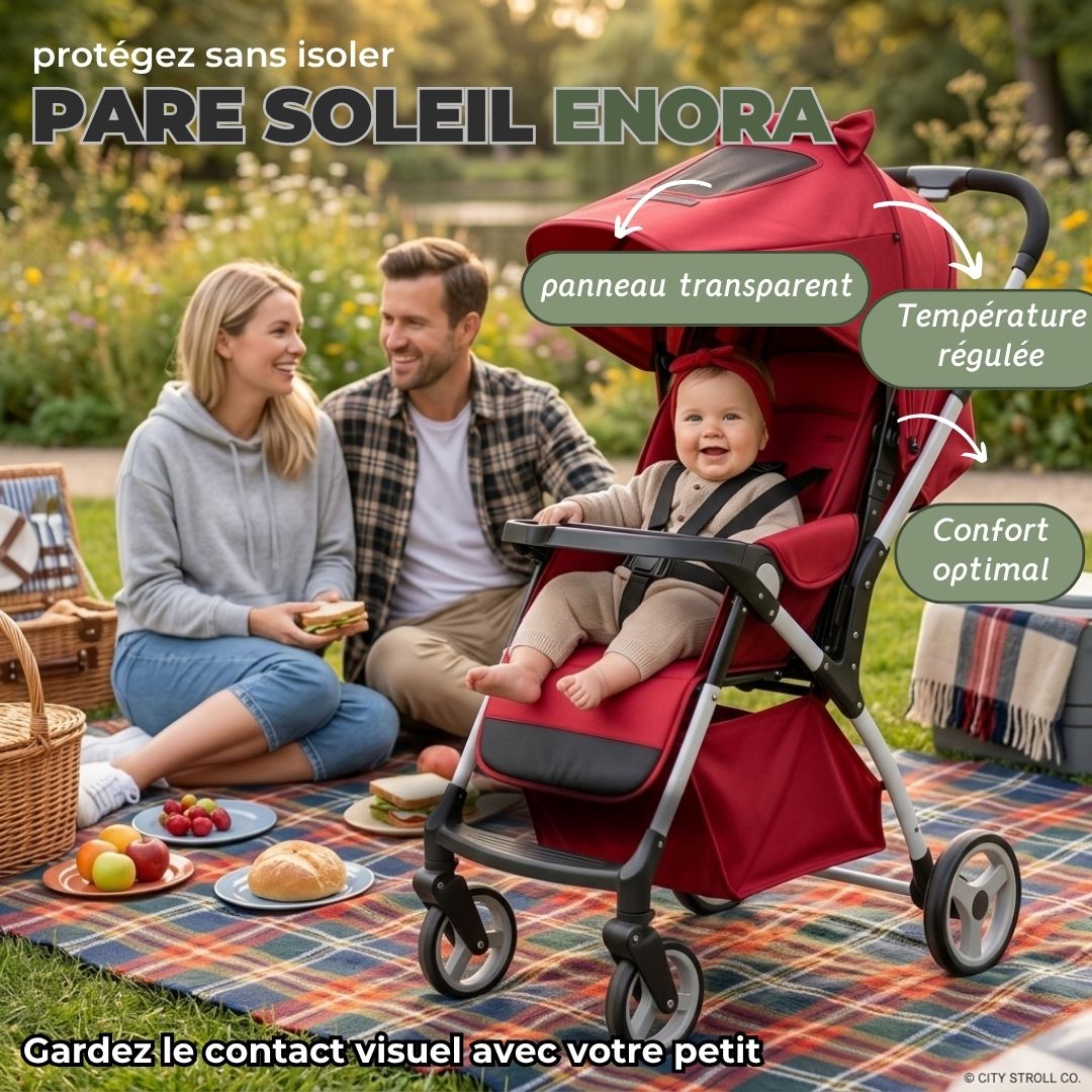 Parasol pour poussette- ENORA| Protection UV