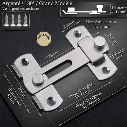 Cadenas de sécurité en acier inoxydable