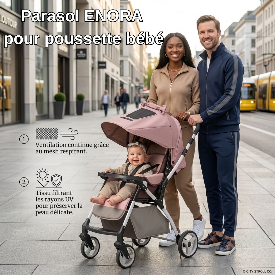 Parasol pour poussette- ENORA| Protection UV