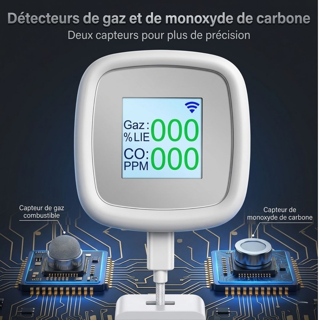 Détecteur de gaz intelligent pour bébé