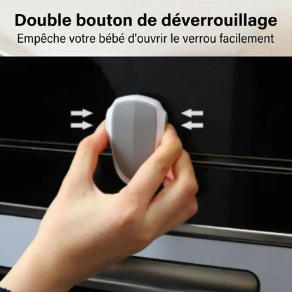 Verrou sécurité four et frigo bébé