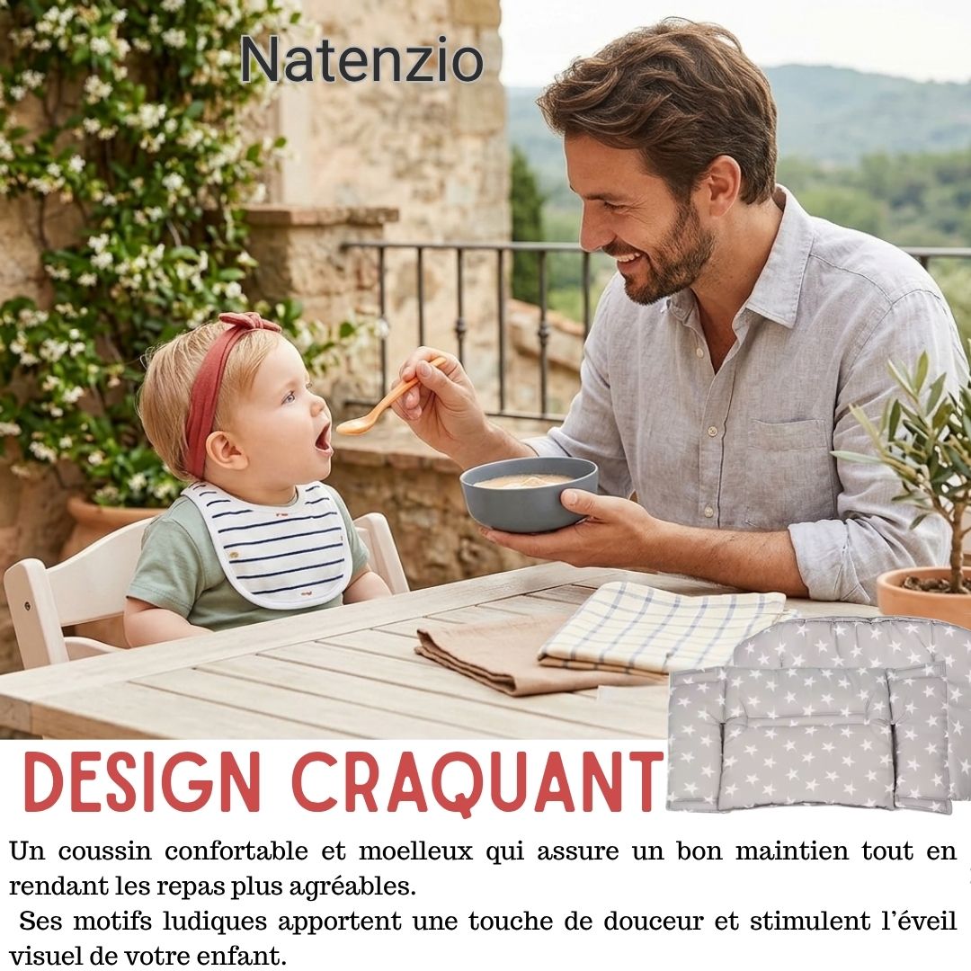 Chaise haute coussin- EKAT | Ultra-Confortable