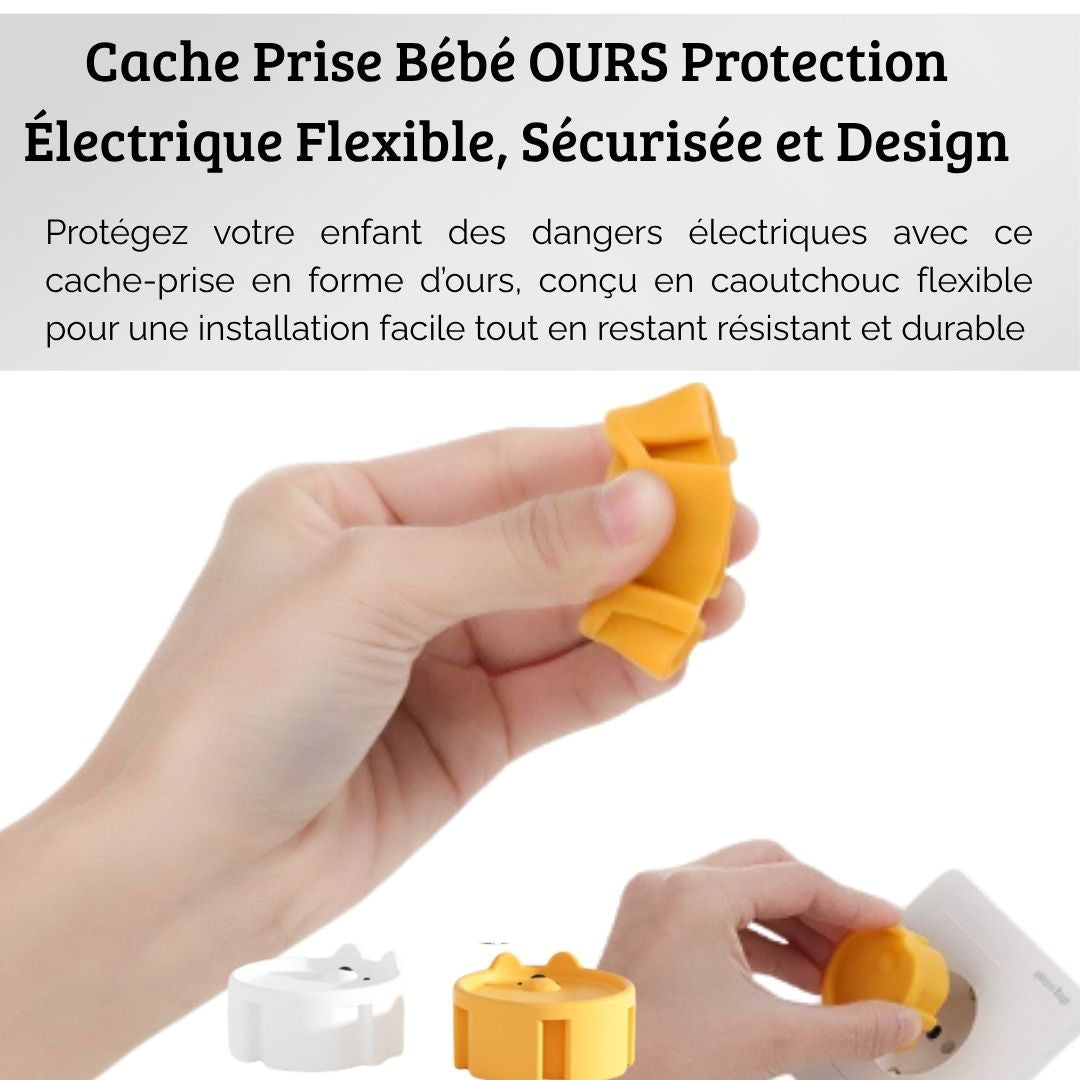 Cache prise - OURS | Sécurisé Enfants