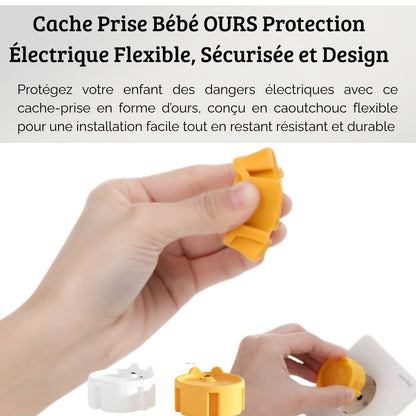 Cache prise - OURS | Sécurisé Enfants