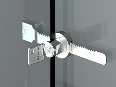 Sliding Glass Showcase Lock Cabinet