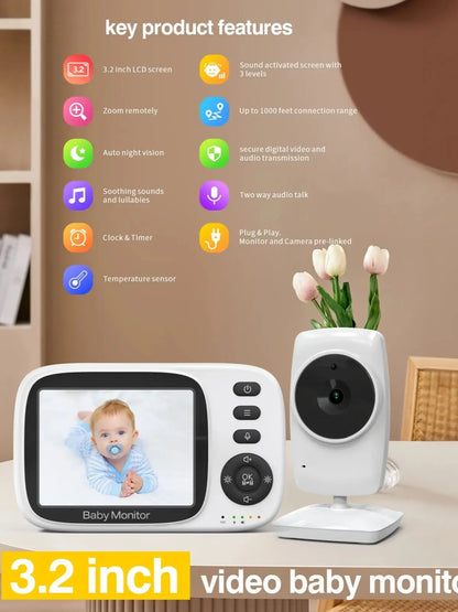 Baby Monitor Wireless Rechargeable Video