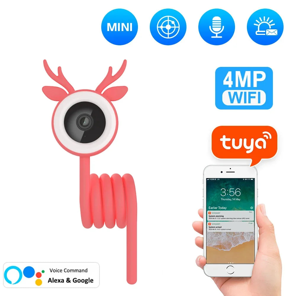 GILEETEEK Smart Life Baby Monitor Mini Camera