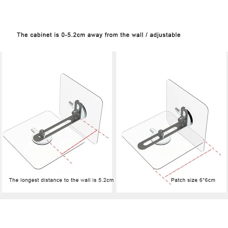 Furniture Anchors Strong Self-adhesive Cabinet